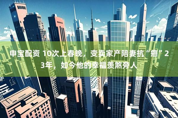申宝配资 10次上春晚，变卖家产陪妻抗“癌”23年，如今他的幸福羡煞旁人